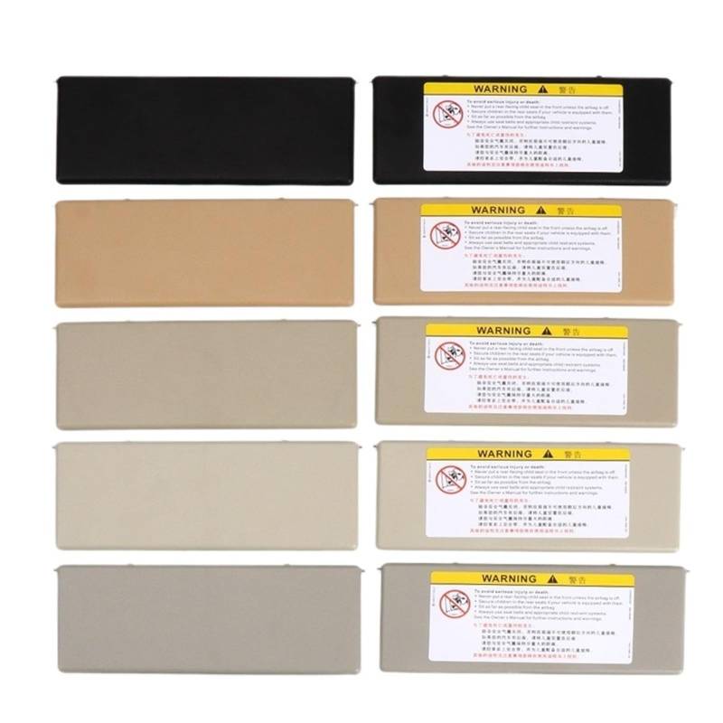 MKVAXR Envision Regal Auto-Innenspiegel, Make-up-Spiegel, Sonnenschutz, Visier, Spiegelabdeckung, Lacrosse Make-up-Spiegel für die Sonnenblende im Auto(Dark Beige) von MKVAXR