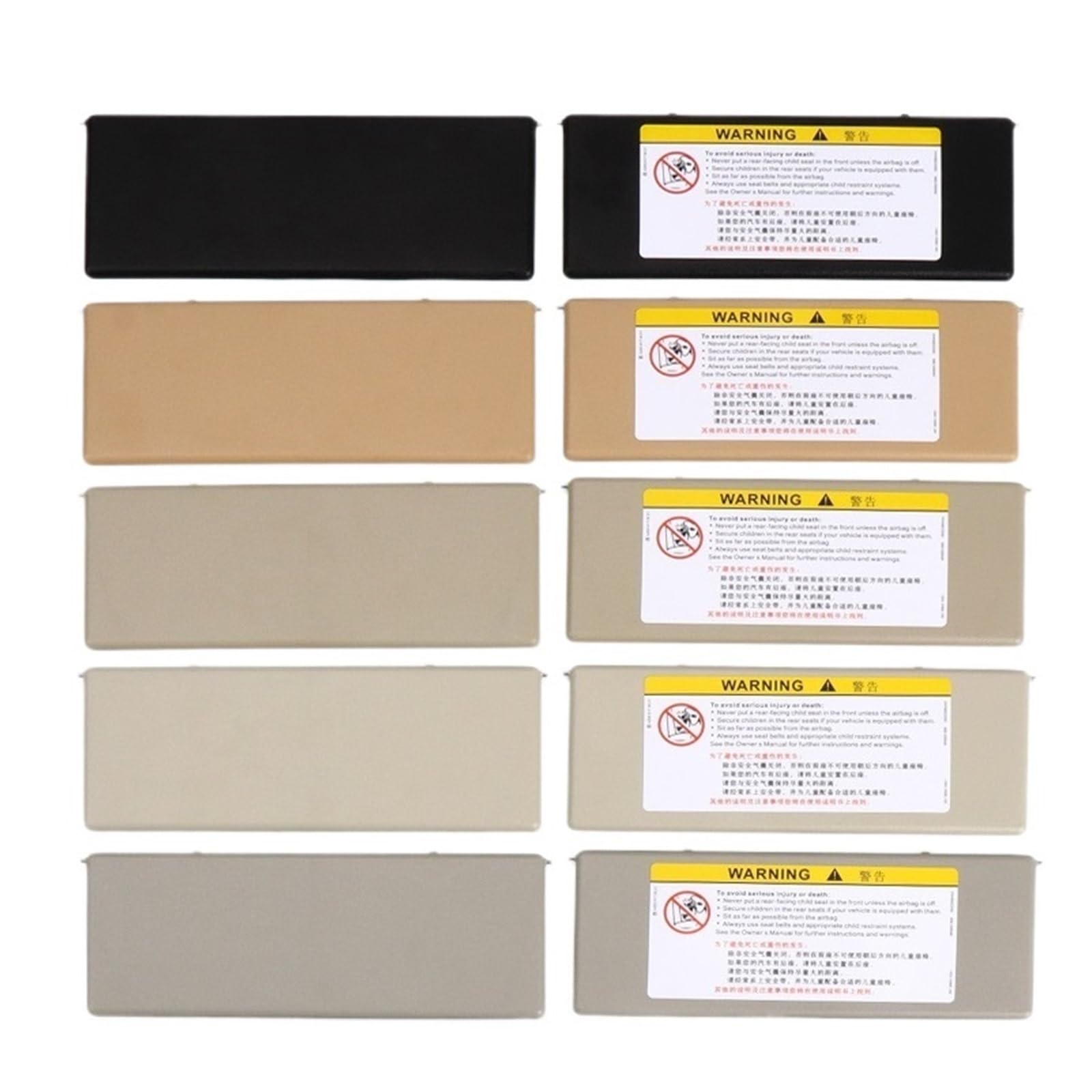 MKVAXR Envision Regal Auto-Innenspiegel, Make-up-Spiegel, Sonnenschutz, Visier, Spiegelabdeckung, Lacrosse Make-up-Spiegel für die Sonnenblende im Auto(Light Beige) von MKVAXR