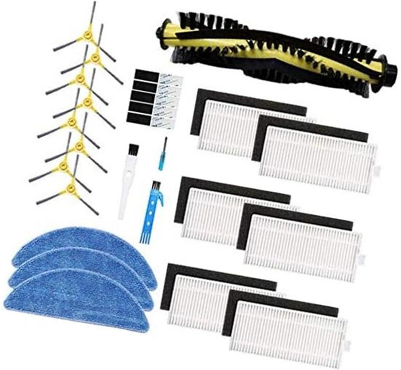 MKVAXR Filter Hauptbürste Seitenbürste Wischtuch, for IKOHS Netbot S15 Roboterstaubsauger Zubehör Roboterstaubsauger-Ersatzkit MKVAXR Filter Hauptbürste Seitenbürste Wischtuch, for IKOHS Netbot S15 Roboterstaubsauger Zubehör Roboterstaubsauger-Ersatzkit von MKVAXR