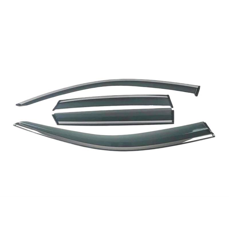 MKVAXR For Lincoln, MKC MKX MKZ Continental 2013-2020 Autofenster Sonnenschutz Regenschutz Visier Schild Schutz Schutzabdeckung Zierrahmen Aufkleber Sonnenblende für Seitenfenster(For Continental17-20 von MKVAXR