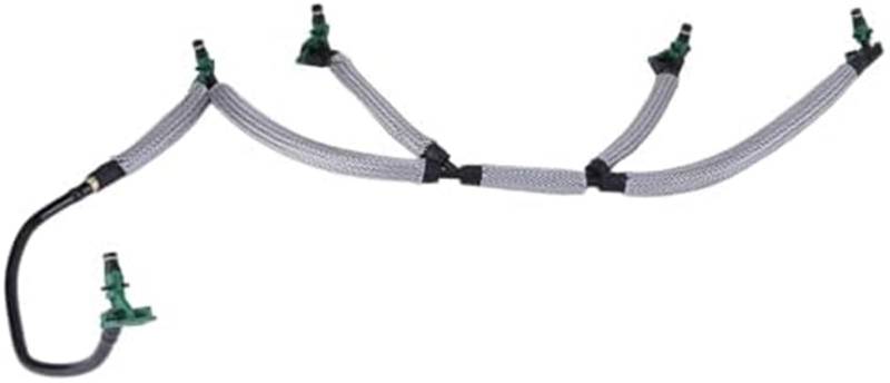 MKVAXR Injektor-Kraftstoffrücklaufleckrohr 9844585580 Ersatz, for Citroen, P-eugeot 2.0 BlueHDi Leckrohr Kraftstoffrücklaufinjektor Motoröl-Rücklaufleitung von MKVAXR
