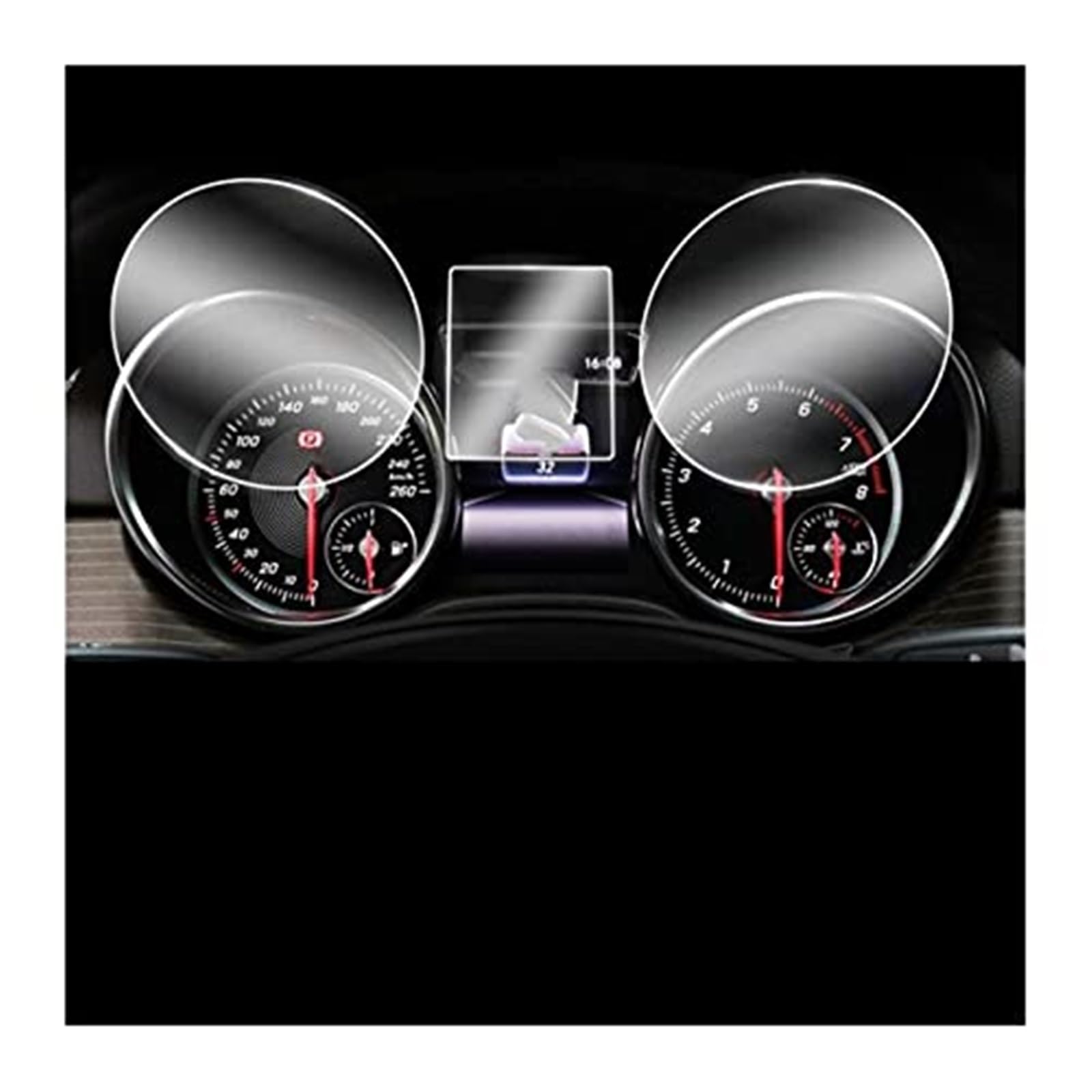MKVAXR Instrumenten-Displayschutz, for Mercedes, for Benz, GLC X253 C253 2015–2020, Auto-Navigation, GPS-Display, Schutzglas, gehärtetes Armaturenbrett, Schutzfolie, gehärtetes Glas Auto-Displayschutz MKVAXR Instrumenten-Displayschutz, for Mercedes, for Benz, GLC X253 C253 2015–2020, Auto-Navigation, GPS-Display, Schutzglas, gehärtetes Armaturenbrett, Schutzfolie, gehärtetes Glas Auto-Displayschutz von MKVAXR