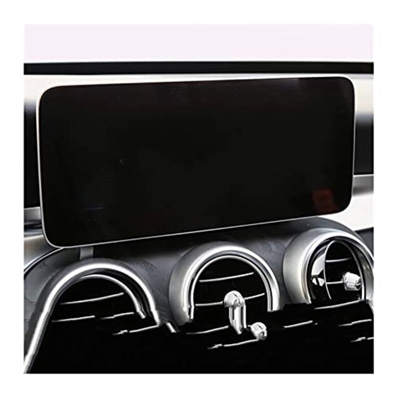 MKVAXR Instrumenten-Displayschutz, for Mercedes, for Benz, for C-Klasse W205 2019 2020, Auto-Navigation, gehärtetes Glas, LCD-Bildschirm, Schutzfolie, gehärtetes Glas Auto-Displayschutz(BLACK Navigati von MKVAXR