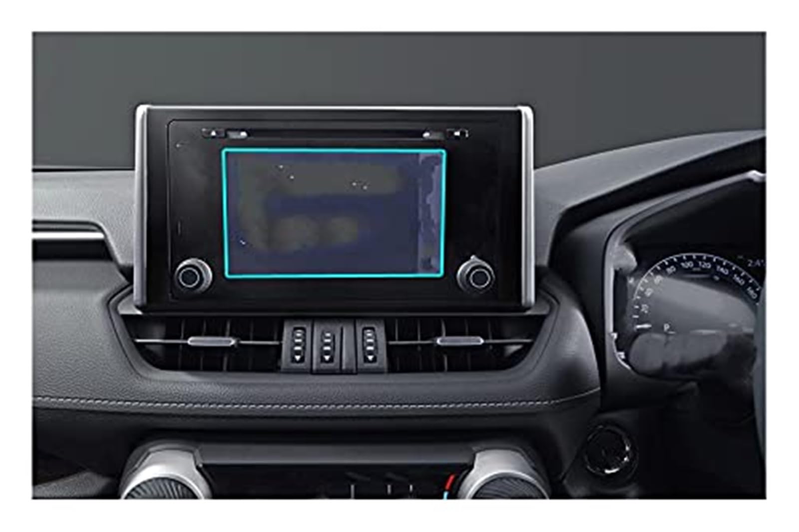 MKVAXR Instrumenten-Displayschutz, for Toyota, for Corolla, for C-HR 2019 2020, Auto-LCD-Bildschirm, gehärtetes Glas, Auto-Navigation, Schutzfolie, gehärtetes Glas Auto-Displayschutz(Black 7 Inch Low MKVAXR Instrumenten-Displayschutz, for Toyota, for Corolla, for C-HR 2019 2020, Auto-LCD-Bildschirm, gehärtetes Glas, Auto-Navigation, Schutzfolie, gehärtetes Glas Auto-Displayschutz(Black 7 Inch Low von MKVAXR