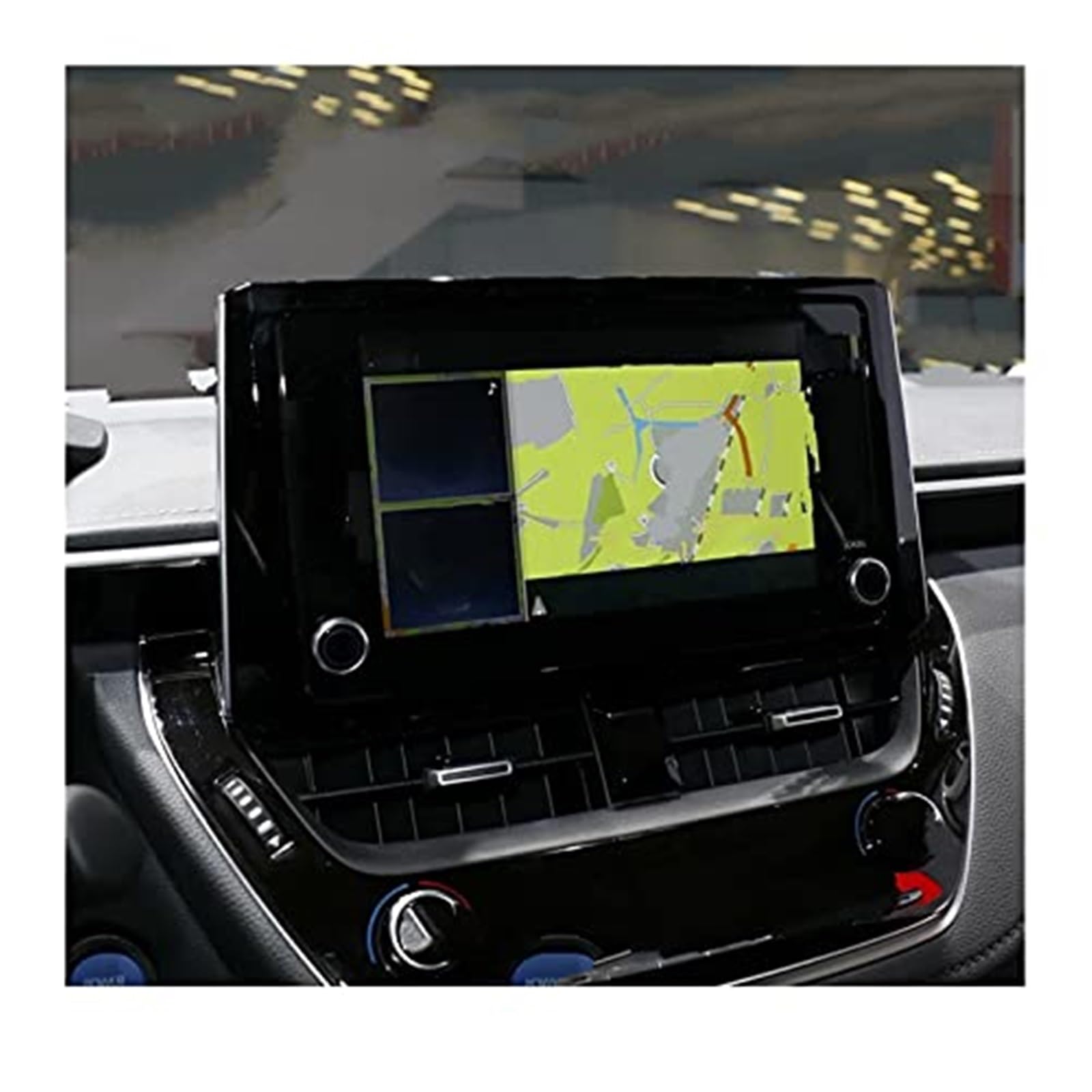 MKVAXR Instrumenten-Displayschutz, for Toyota, for Corolla, for C-HR 2019 2020, Auto-LCD-Bildschirm, gehärtetes Glas, Auto-Navigation, Schutzfolie, gehärtetes Glas Auto-Displayschutz(Black 8inch High MKVAXR Instrumenten-Displayschutz, for Toyota, for Corolla, for C-HR 2019 2020, Auto-LCD-Bildschirm, gehärtetes Glas, Auto-Navigation, Schutzfolie, gehärtetes Glas Auto-Displayschutz(Black 8inch High von MKVAXR
