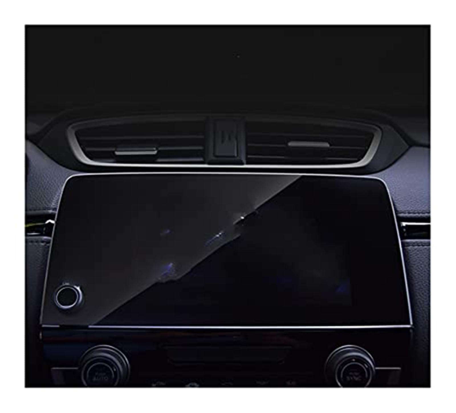 MKVAXR Instrumenten-Displayschutz for CR-V CRV 2017 2018 2019 5/7 Zoll Auto-Hartglas-Schutz, Auto-Navigations-Displayschutz, gehärtetes Glas Auto-Displayschutz(Black 7 Inch Hd) von MKVAXR
