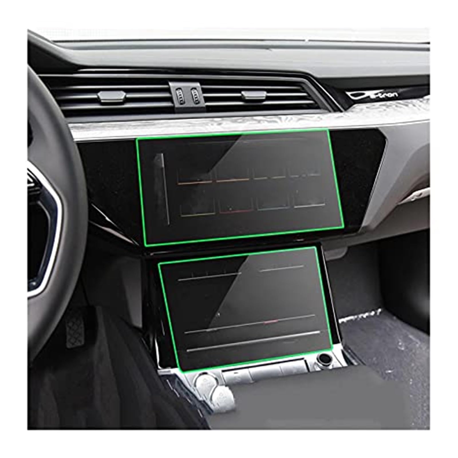 MKVAXR Instrumenten-Displayschutz for E-tron 2018 2019 2020 2021, Auto-LCD-Bildschirm, Navigation, Schutzfolie, gehärtetes Glas, Armaturenbrett-Membran, gehärteter Glasschutz Auto-Displayschutz(Black MKVAXR Instrumenten-Displayschutz for E-tron 2018 2019 2020 2021, Auto-LCD-Bildschirm, Navigation, Schutzfolie, gehärtetes Glas, Armaturenbrett-Membran, gehärteter Glasschutz Auto-Displayschutz(Black von MKVAXR