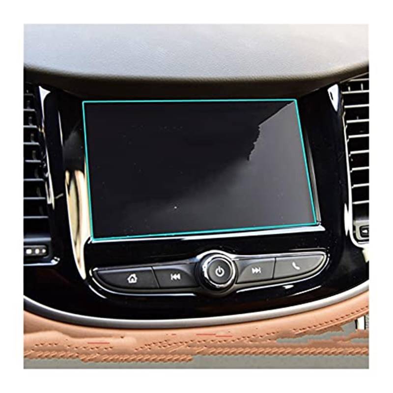 MKVAXR Instrumenten-Displayschutzfolie, for Chevrolet for Trax 2014–2019, Auto-Schutzfolie aus gehärtetem Glas, Auto-GPS-Navigations-Displayschutzfolie aus gehärtetem Glas Auto-Displayschutz(BLACK For von MKVAXR