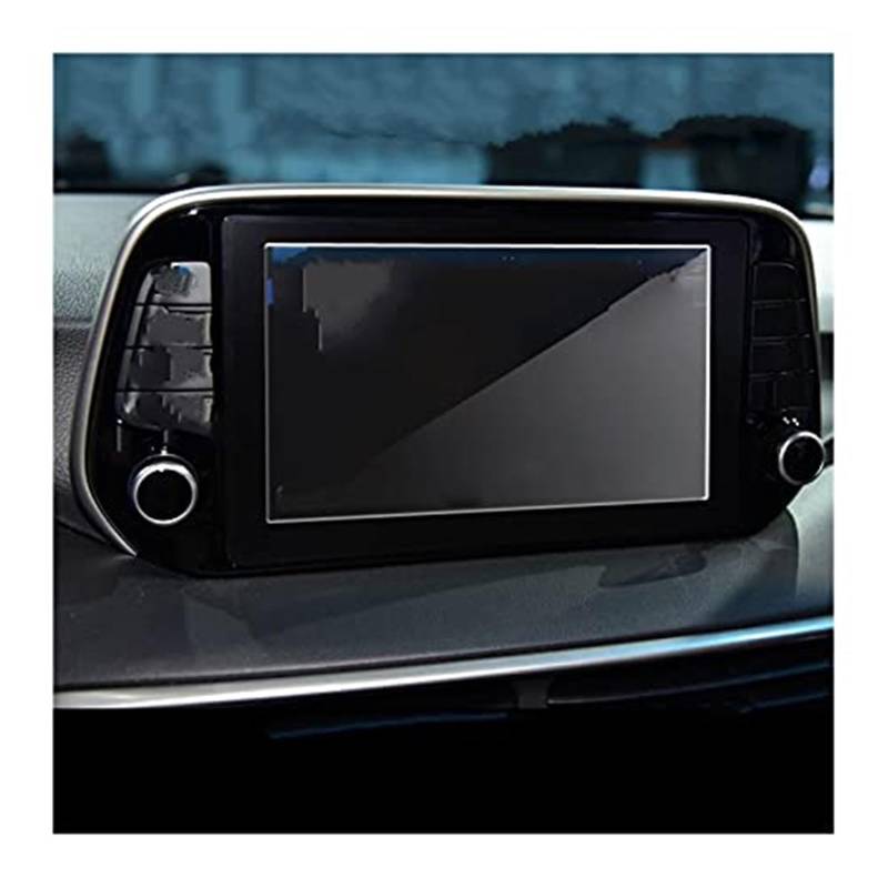 MKVAXR Instrumenten-Displayschutzfolie, for Hyundai, for Santa Fe, for TM 2019 2020, Auto-Navigation, gehärtetes Glas, LCD-Display, Schutzfolie, gehärtetes Glas Auto-Displayschutz von MKVAXR
