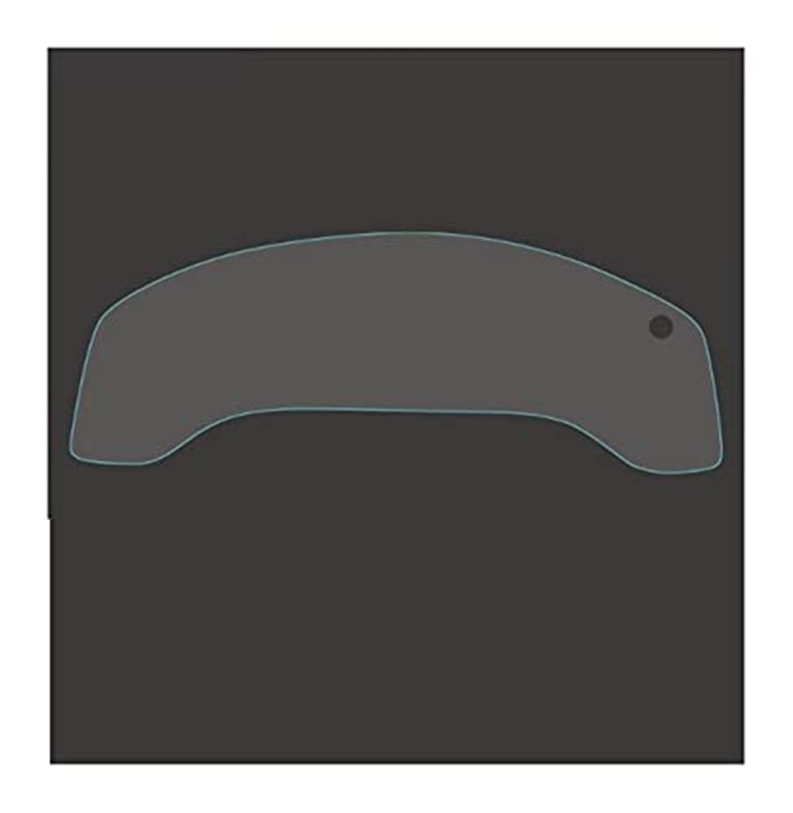 MKVAXR Instrumenten-Displayschutzfolie for CRV CR-V 2017 2018 5. Generation, Auto-HD-Schutzfolie, Auto-Navigations-Displayschutzfolie, gehärtetes Glas Auto-Displayschutz(Black Dashboard Screen) von MKVAXR