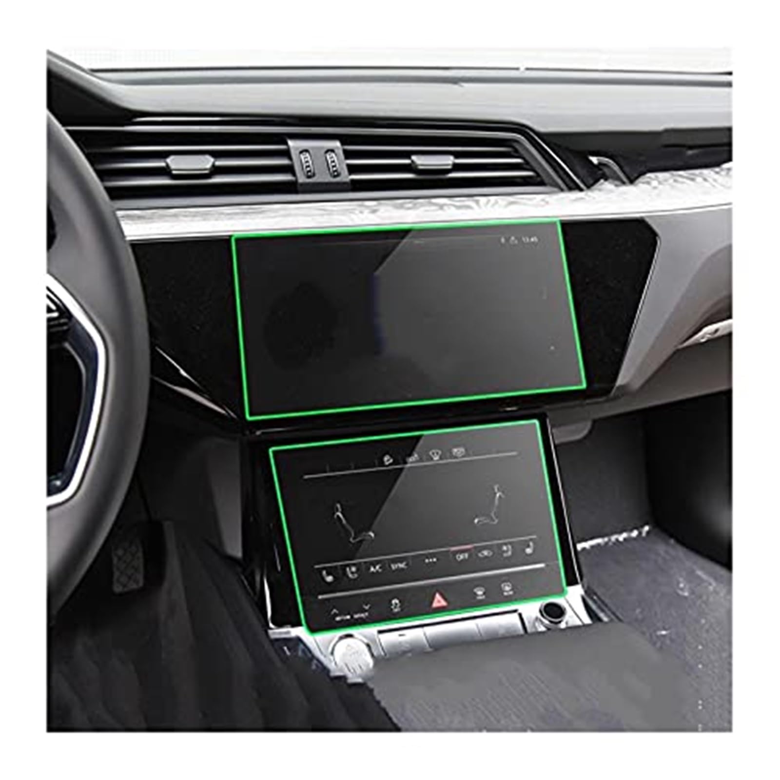 MKVAXR Instrumenten-Displayschutzfolie for E-tron 2018–2021, GPS, gehärtetes Glas, LCD-Display-Schutzfolie, Auto-Armaturenbrett-Schutzfolie, gehärtetes Glas Auto-Displayschutz(Black Navigation Glass) MKVAXR Instrumenten-Displayschutzfolie for E-tron 2018–2021, GPS, gehärtetes Glas, LCD-Display-Schutzfolie, Auto-Armaturenbrett-Schutzfolie, gehärtetes Glas Auto-Displayschutz(Black Navigation Glass) von MKVAXR