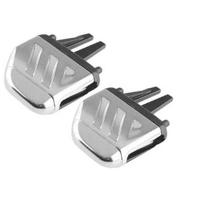 MKVAXR Klimaanlagen-Auslass, for Land, for Rover, for Freelander 2, 2 Stück Auto-Front-A/C-Klimaanlagen-Entlüftungsauslass-Clips, Reparatursätze Lüftungsclip fürs Auto von MKVAXR