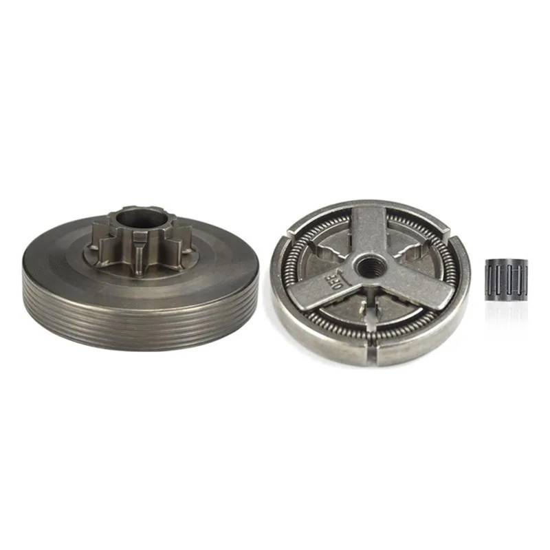 MKVAXR Kupplungstrommel + Kupplungsdeckel + Nadellager 4500 5200 5800 45cc 52cc 58cc Kettensägen-Ersatzteile Mähmesserkupplung(1PC Clutch Cover) von MKVAXR