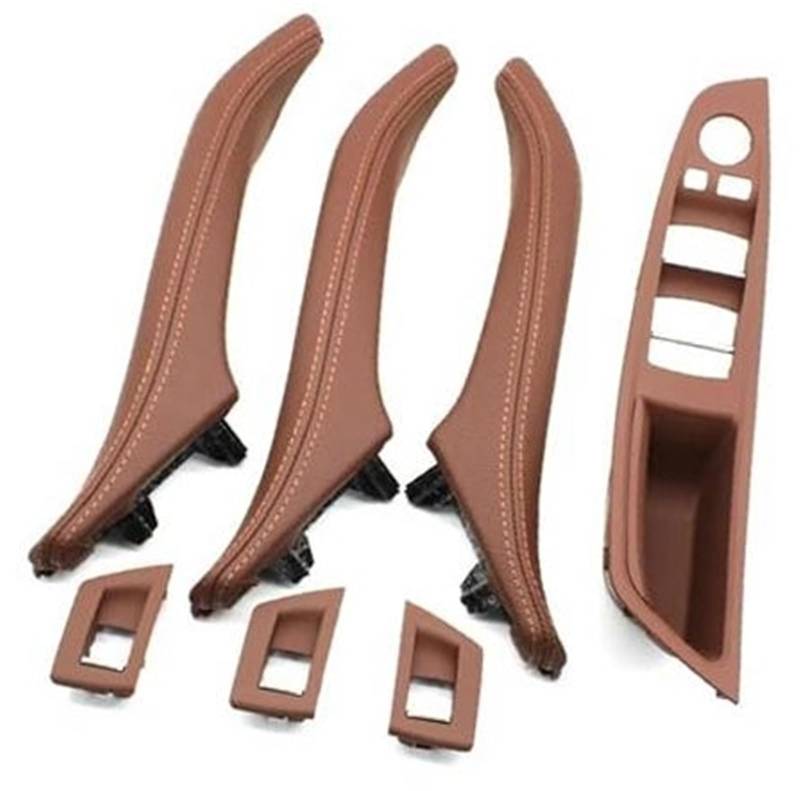MKVAXR LHD RHD Innentürgriff-Set, for, 5er F10 F11 F18 520 523 525 528 530 535 2010 2011–2017 51417225873 51417359283(Black RHD Brown Set) von MKVAXR