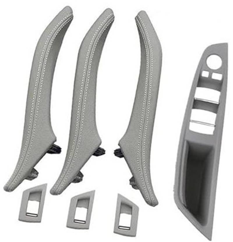 MKVAXR LHD RHD Innentürgriff-Set, for, 5er F10 F11 F18 520 523 525 528 530 535 2010 2011–2017 51417225873 51417359283(Black RHD Gray Set) von MKVAXR