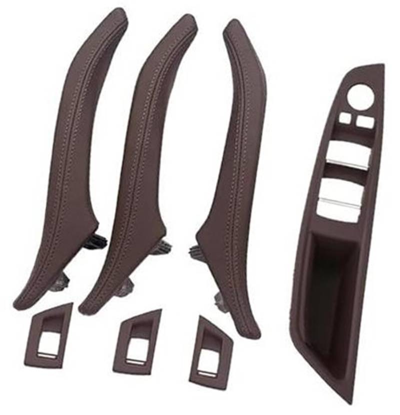 MKVAXR LHD RHD Innentürgriff-Set, for, 5er F10 F11 F18 520 523 525 528 530 535 2010 2011–2017 51417225873 51417359283(Black RHD Moka Set) von MKVAXR