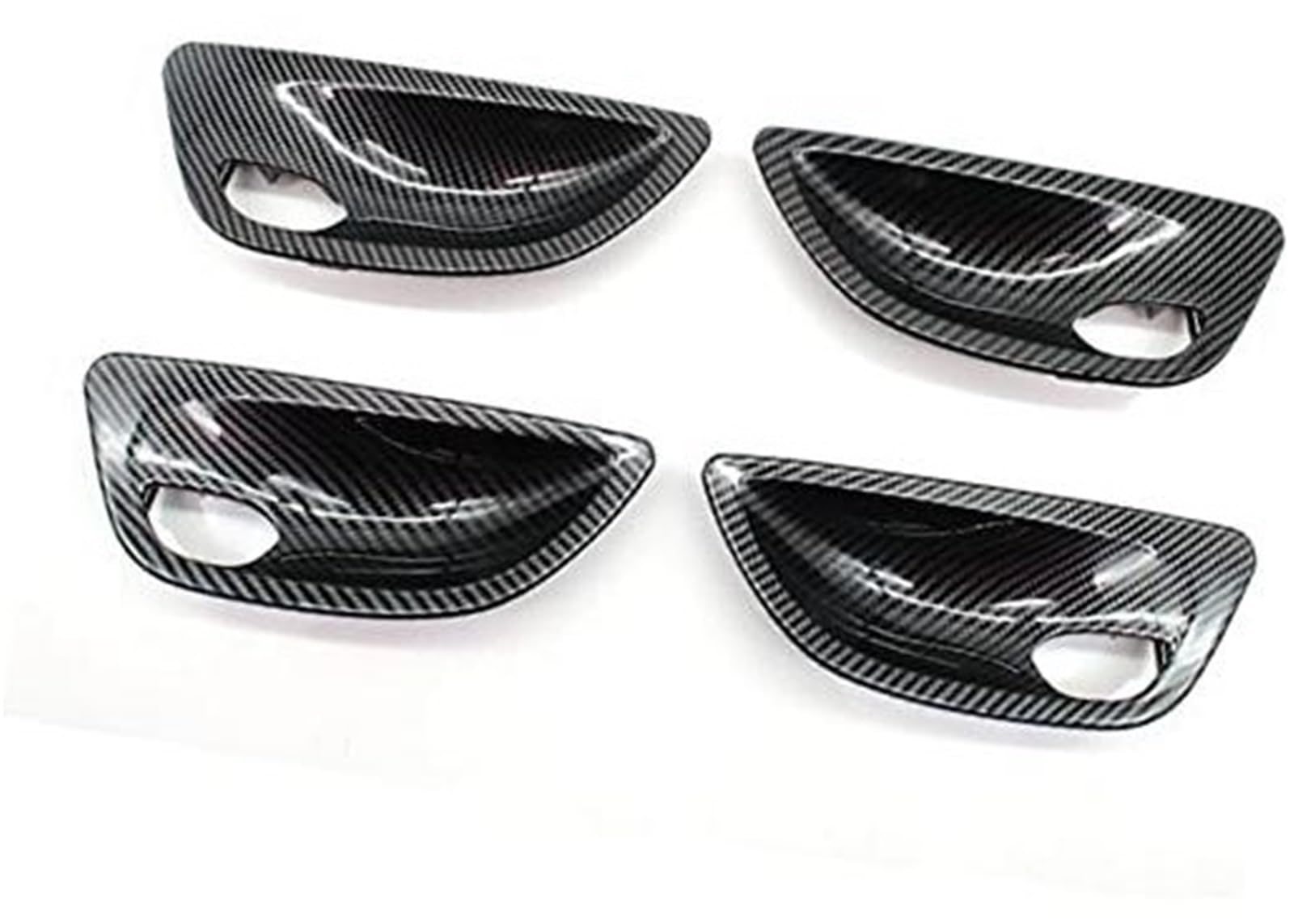 MKVAXR Links Rechts Auto-Innentürgriff-Abdeckungsverkleidung ersetzen, for, 5er F10 F11 F18 2010–2017(Carbon Fiber) von MKVAXR
