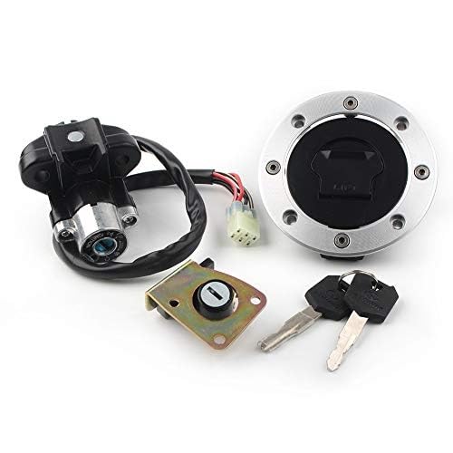 MKVAXR Motorbike Ignition Switch Key Lock Fuel Gas Tank Cap Set, for TL1000R TL1000S, GSX600 750 1200, GSXR600 750 Zündschlüssel für Autositze MKVAXR Motorbike Ignition Switch Key Lock Fuel Gas Tank Cap Set, for TL1000R TL1000S, GSX600 750 1200, GSXR600 750 Zündschlüssel für Autositze von MKVAXR