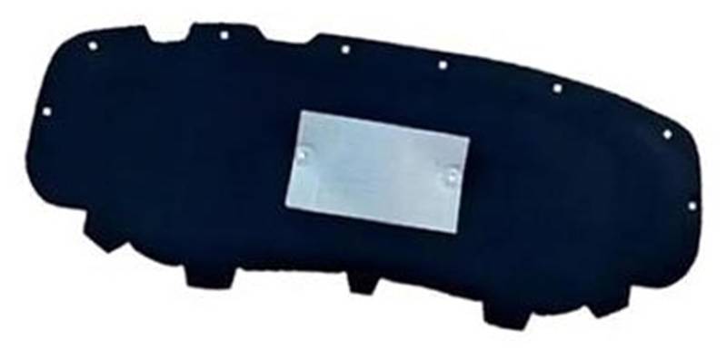 MKVAXR Motorhauben-Isolierpolster, schalldichte Wärmedämmung aus Baumwollgewebe, for VW, for Tiguan, for R-Line AD BW 2017-2024 Isolierung für Automotorabdeckungen(Black Style 2) von MKVAXR
