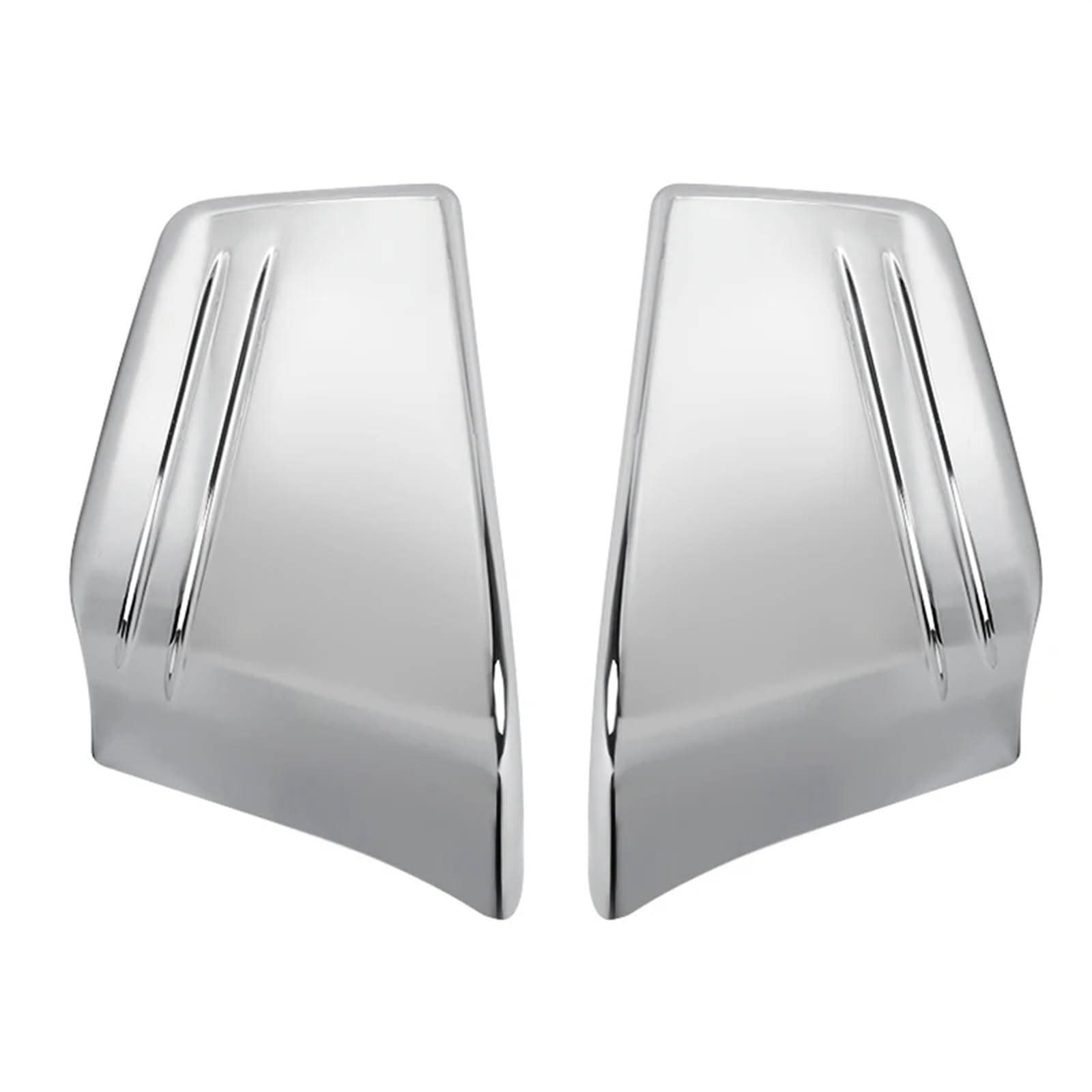 MKVAXR Motorrad Batterie Side Covers Verkleidung Chrom Schwarz Schutz Protector VTX 1800C VTX1800C Nach 2002-2008 ABS ABS Seitliche Batterieabdeckung(Chrome) von MKVAXR
