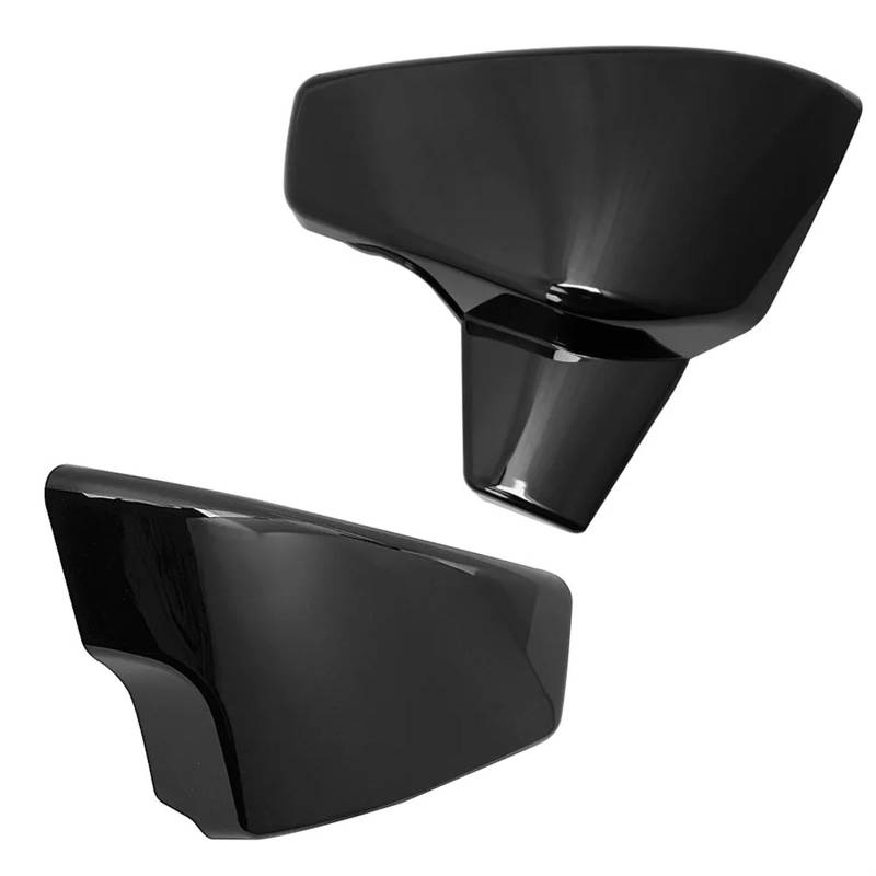 MKVAXR Motorrad Schwarz Batterie Seitliche Abdeckung Schatten VLX 600 VT600C VT600CD Deluxe 1999-2007 2006 Seitliche Batterieabdeckung von MKVAXR