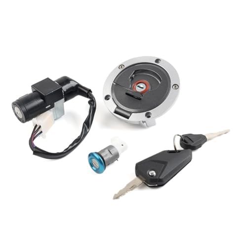MKVAXR Motorrad-Tankdeckel, Zündschloss-Sperrschlüsselsatz, for Grom 125 2016-2018 Zündschlüssel für Autositze von MKVAXR