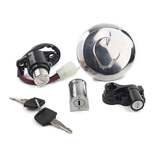 MKVAXR Motorrad-Tankdeckelschloss-Schlüssel-Zündschalter-Set for CBT125 Zündschlüssel für Autositze von MKVAXR
