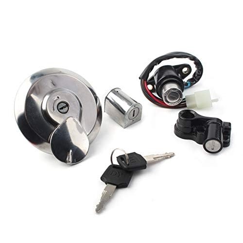 MKVAXR Motorrad-Tankdeckelschloss-Schlüssel-Zündschalter-Set for CBT125 Zündschlüssel für Autositze von MKVAXR