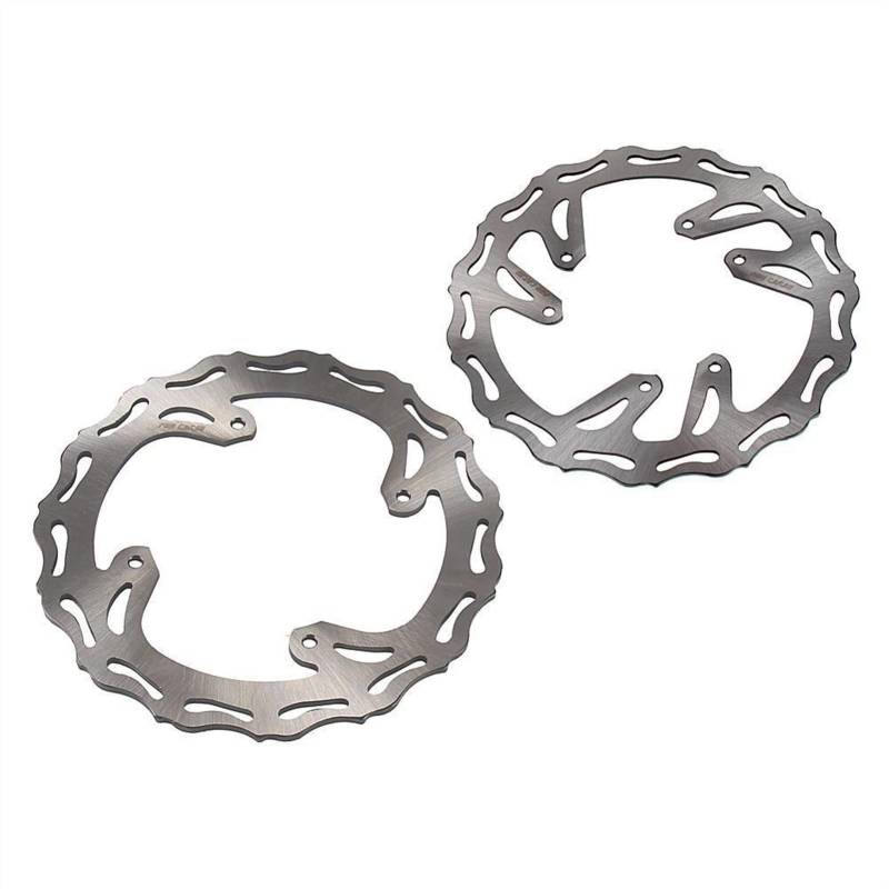 MKVAXR Motorrad Vorne Hinten Bremsscheibe Rotor CR125R CR250R 2002-2007 CRF250R CRF450R 2002-2014 CRF250X CRF450X 2004-2017 von MKVAXR
