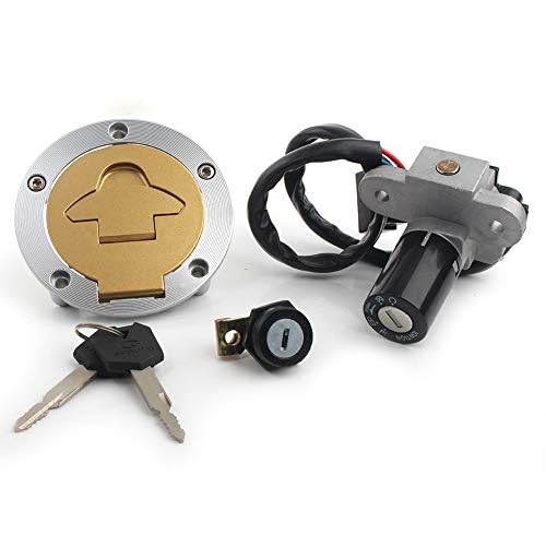 MKVAXR Motorrad-Zündschalter, Tankdeckel, Schlüsselsatz, for 916 996 998 748, for Monster, 620 750 900, 6-adriger Stecker Zündschlüssel für Autositze von MKVAXR