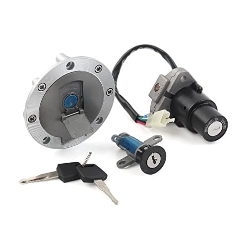 MKVAXR Motorrad-Zündschalter, for Sitz, Schloss, Tankdeckel-Schlüsselschloss-Set, for TZR125 TZM150 TZR150 TDM850 Zündschlüssel für Autositze von MKVAXR