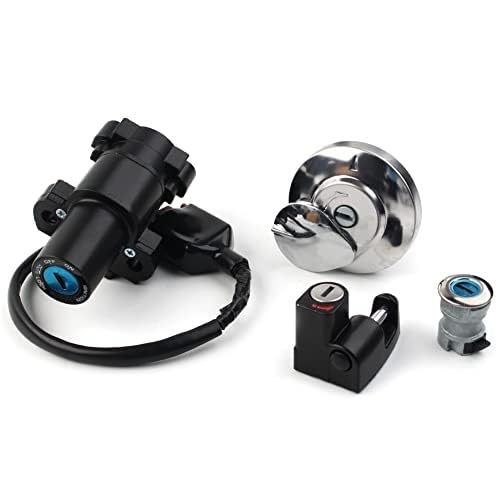 MKVAXR Motorrad-Zündschalter-Schlüsselschloss-Tankdeckel-Set for CRF250L/250LA 2013-2020 Motorrad-Zündschalter von MKVAXR