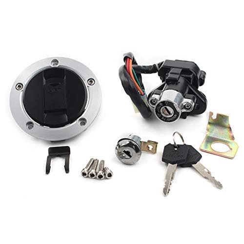MKVAXR Motorrad-Zündschalter-Schlüsselschloss-Tankdeckel-Set for GSXR600 750 1000, GSX650 1250, GSF1200 1250 Bandit, SV650 1000, V-Strom DL650 1000 Zündschlüssel für Autositze MKVAXR Motorrad-Zündschalter-Schlüsselschloss-Tankdeckel-Set for GSXR600 750 1000, GSX650 1250, GSF1200 1250 Bandit, SV650 1000, V-Strom DL650 1000 Zündschlüssel für Autositze von MKVAXR
