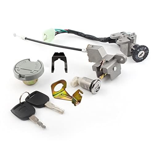 MKVAXR Motorrad-Zündschalter-Tankdeckelabdeckung, for Sitz, Schlossschlüsselsatz, for die meisten chinesischen Roller, for GY6 49cc 50cc Zündschlüssel für Autositze MKVAXR Motorrad-Zündschalter-Tankdeckelabdeckung, for Sitz, Schlossschlüsselsatz, for die meisten chinesischen Roller, for GY6 49cc 50cc Zündschlüssel für Autositze von MKVAXR