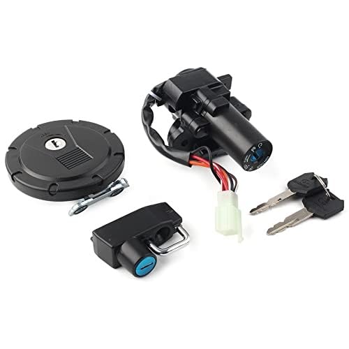 MKVAXR Motorrad-Zündschalter-Tankdeckelschloss-Set for KLX250/250S/SF KLX125 KL250 Zündschlüssel für Autositze MKVAXR Motorrad-Zündschalter-Tankdeckelschloss-Set for KLX250/250S/SF KLX125 KL250 Zündschlüssel für Autositze von MKVAXR