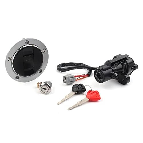 MKVAXR Motorrad-Zündschlossschloss, for Sitz, Tankdeckelschloss-Set mit Schlüssel, for GSXR 750 1000 1300 2003-2016, SF650 2003-2016 Zündschlüssel für Autositze MKVAXR Motorrad-Zündschlossschloss, for Sitz, Tankdeckelschloss-Set mit Schlüssel, for GSXR 750 1000 1300 2003-2016, SF650 2003-2016 Zündschlüssel für Autositze von MKVAXR