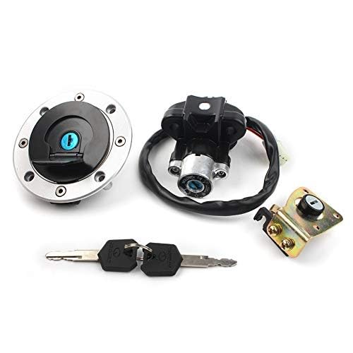 MKVAXR Motorzündschlüssel-Tankdeckelschloss-Set for TL1000R TL1000S, GSX600 750 1200, GSXR600 750 Zündschlüssel für Autositze von MKVAXR