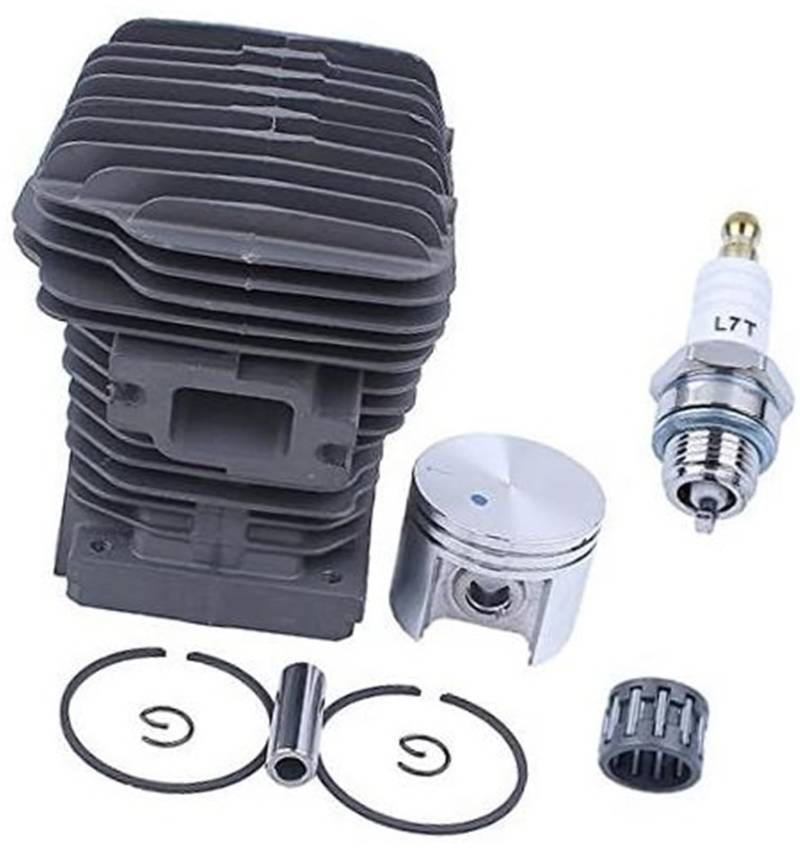 MKVAXR Nikasil-beschichteter Zylinderkolbenlager-Zündkerzen-Motorsatz for STIHL 023 025 MS230 MS250 Kettensägenmotorteile Zündkerze für Rasenmäher von MKVAXR