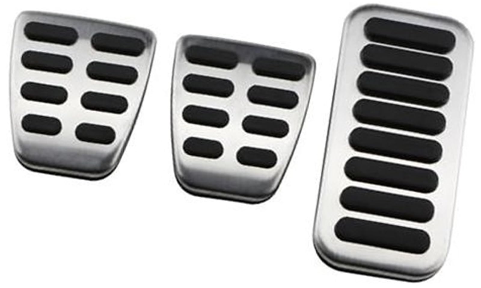 MKVAXR Pedalauflage, for Hyundai, for Elantra, for Accent I30, for IX35, for IONIQ, for Veloster, for Encino, for LAFESTA Edelstahl Auto Gas Bremse Kupplung Pedal Auto-Kupplungspedal(Black MT Pedal) von MKVAXR
