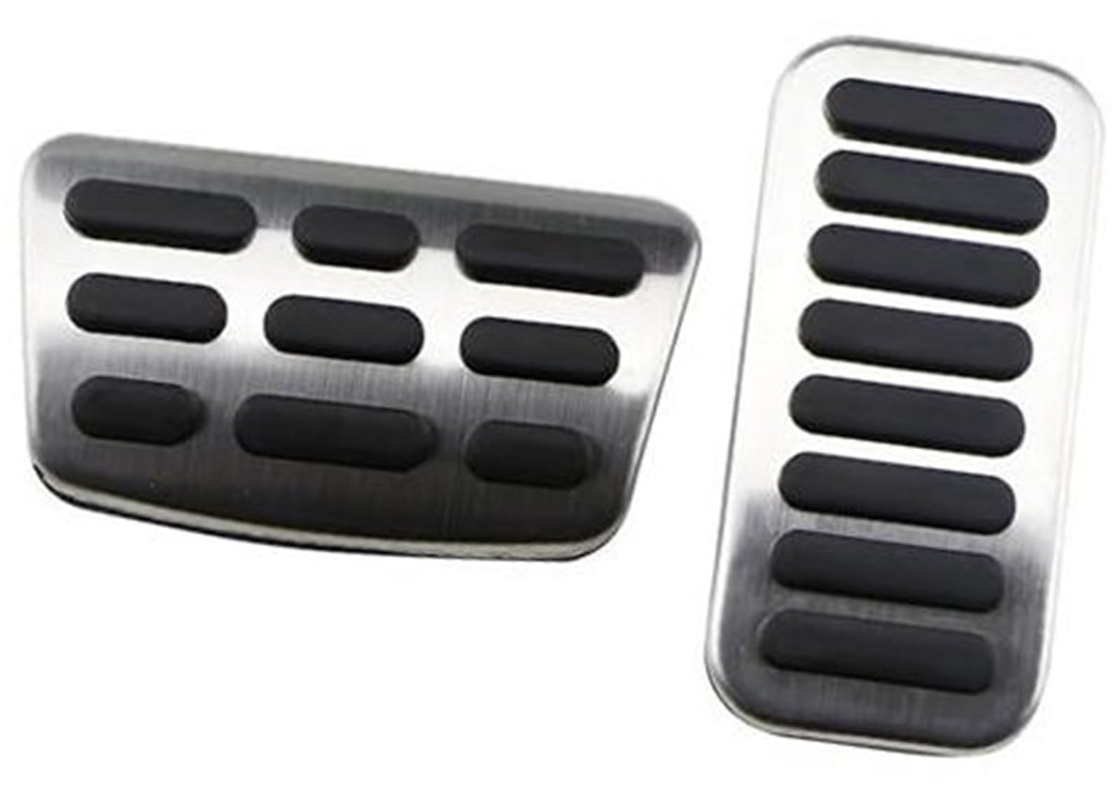 MKVAXR Pedalauflage, for Hyundai, for Elantra, for Accent I30, for IX35, for IONIQ, for Veloster, for Encino, for LAFESTA Edelstahl Auto Gas Bremse Kupplung Pedal Auto-Kupplungspedal(Black at Pedal) von MKVAXR
