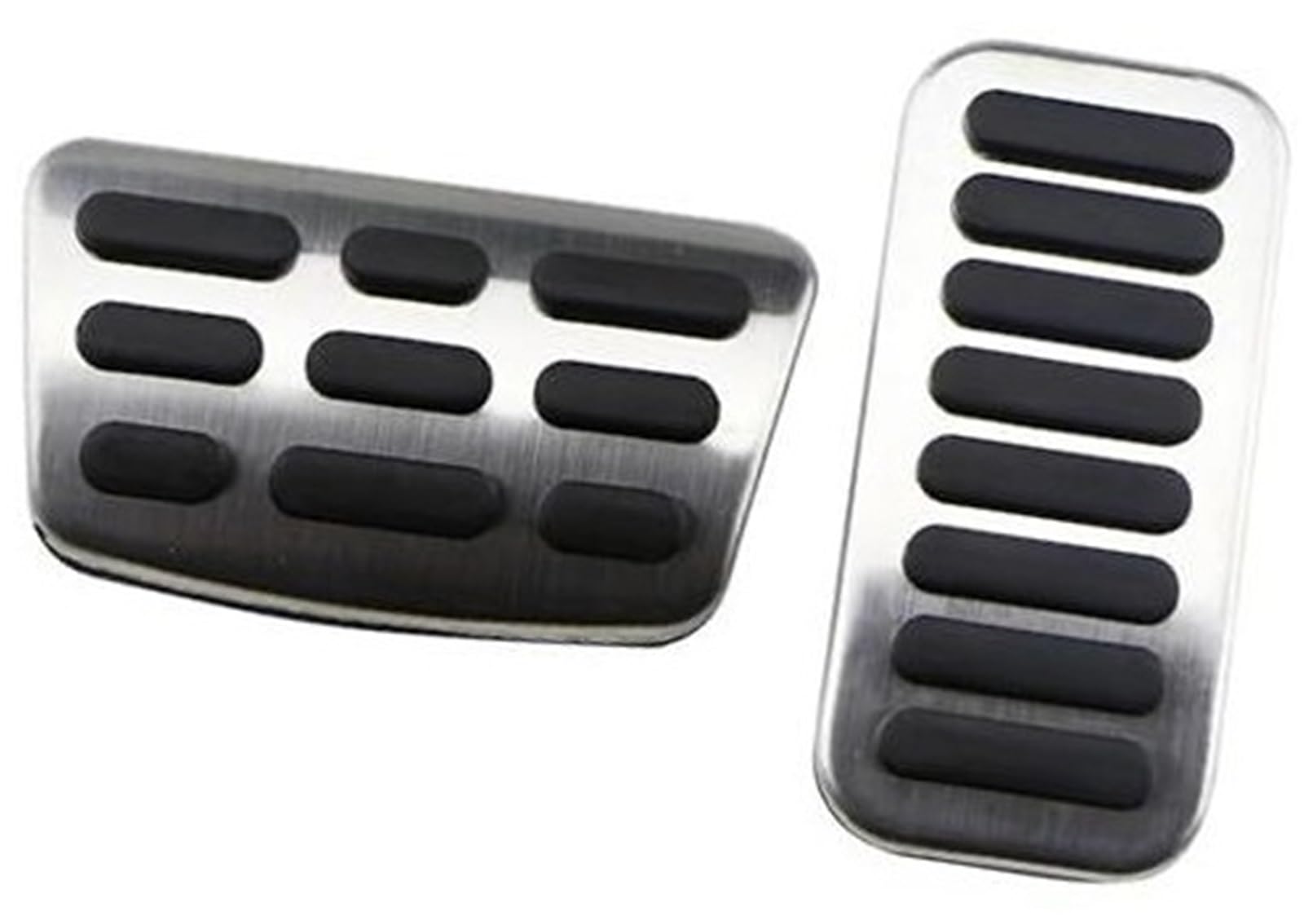 MKVAXR Pedalauflage, for Kia, for KX, for Cross, for NIRO, for Seltos, for Stonic, for forte, for CEED, for XCEED Edelstahl Auto Gas Bremse Kupplung Pedal Auto-Kupplungspedal(Black at Pedal) von MKVAXR