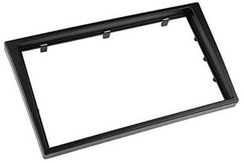 MKVAXR Radio-Stereo-Panel, doppelte 2-DIN-Radioblenden, for Corsa C Agila Combo Meriva Omega B SignumTigra Vectra Dash Mount Kit Stereo-Panel Autoradio-Armaturenbrett(Black 173x98mm) von MKVAXR