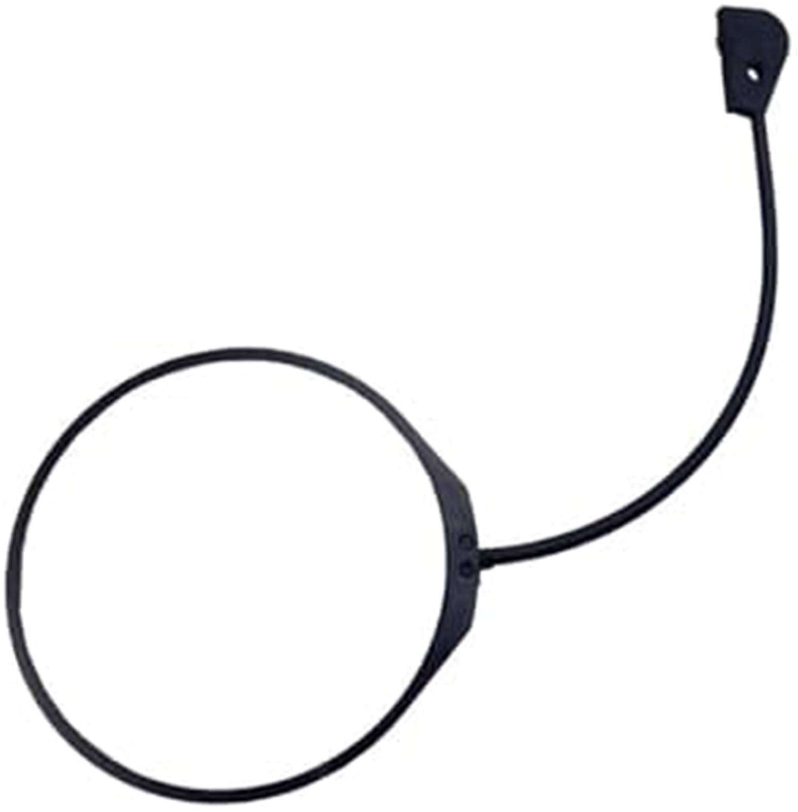 MKVAXR Seilzug for Heizöltank-Abdeckkappe LR053665, for Land Rover Range Discovery Sport 3 4 Freelander 2 Evoque Defender Tankdeckel-Haltegurt(Black Type 2) von MKVAXR