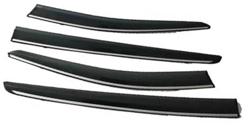 MKVAXR Seitenfenster-Deflektoren, for Chevrolet Malibu MK8 2013 2014 2015, Auto-Fenster-Deflektor, Visier, Schatten, Sonne, Regenschutz, Auto-Außenseite Sonnenschutz für Seitenfenster von MKVAXR