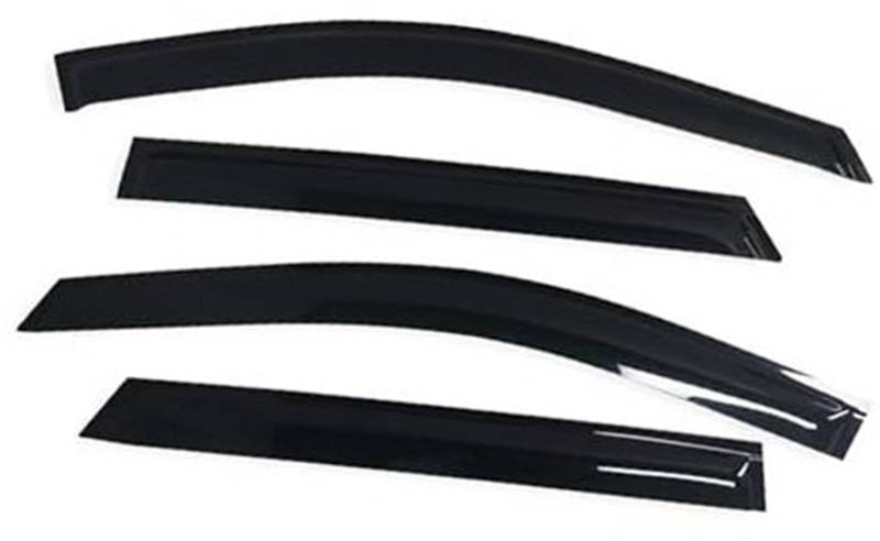 MKVAXR Seitenfensterabweiser, for Hyundai, Santafe Santa fe 2012 2013 2014 2015 2016 2017, Fensterblende, Auto-Windschutzscheibe, Sonnen- und Regenblenden Sonnenschutz für Seitenfenster von MKVAXR