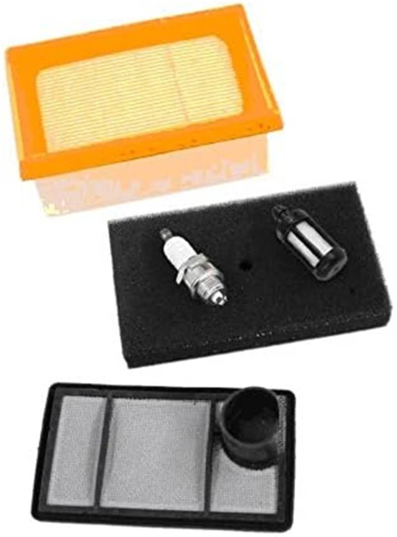 MKVAXR Service Kit Luftfilter Zündkerze Kraftstofffilter, for STIHL, TS400 Trennsäge Ersetzt 4223-141-0300 Luftfilter-Tuning-Kit von MKVAXR