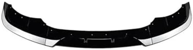 MKVAXR Splitter-Autozubehör, for BMW, 5er F10 F11 LCI 2015-2017, for Luxury Edition Frontstoßstangen-Lippen-Body-Kit Spoiler-Splitter Stoßstangen-Canard-Lippen-Lippensplitter (Carbon-Look) Autospoiler von MKVAXR