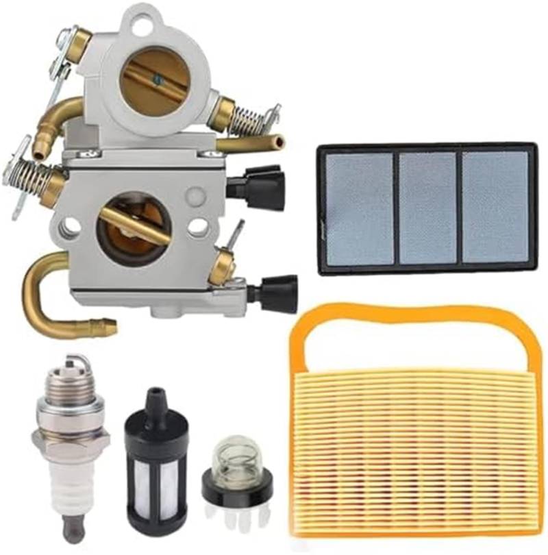 MKVAXR TS420 TS410 Vergaser mit Luftfilter-Tune-Up-Kit, for TS410Z TS420Z Betontrennsäge C1Q-S118 4238 120 0600 Carb Luftfilter-Tuning-Kit von MKVAXR