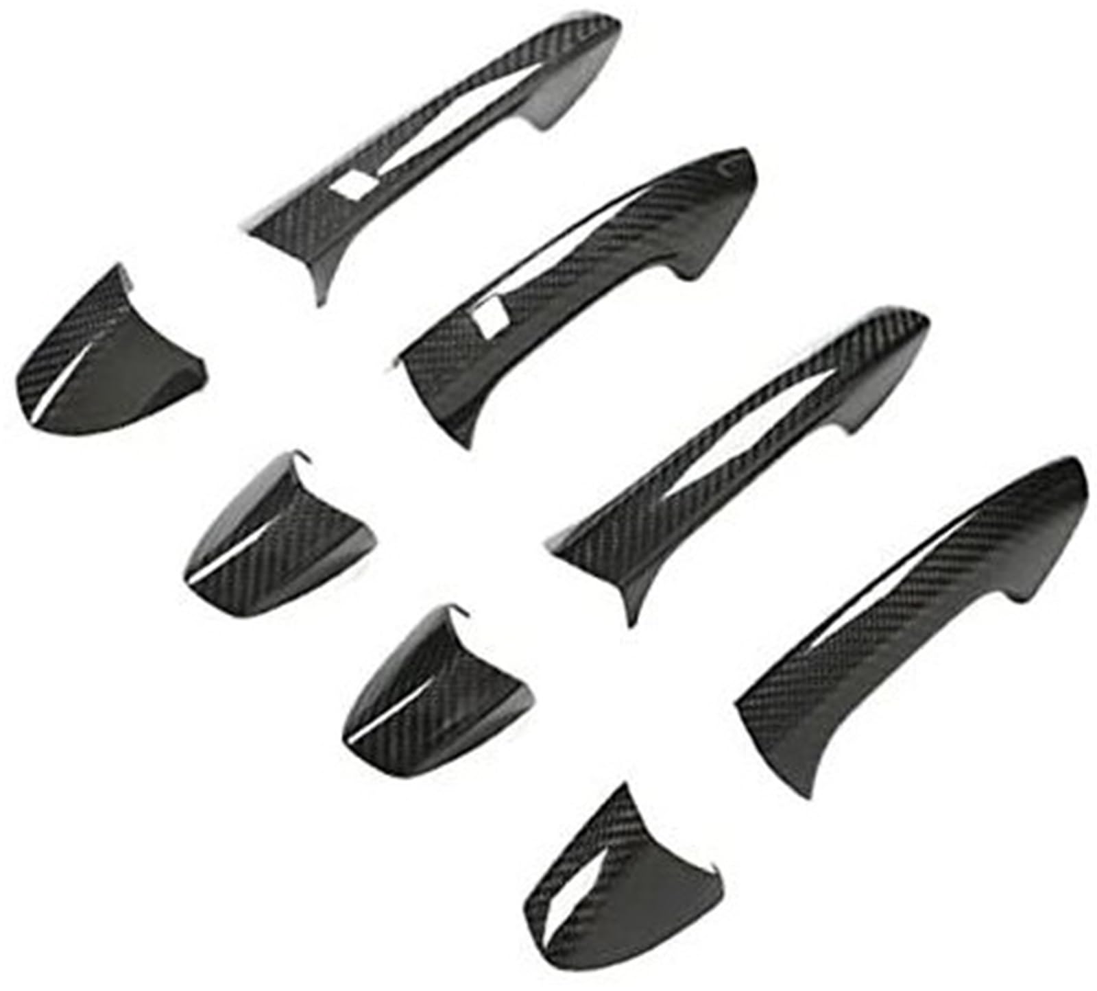 MKVAXR Türaußengriffverkleidung, Außentürgriffabdeckung aus echtem Carbon, Ersatz for W204 W212 W218 W207 Abdeckung für Außentürgriffe MKVAXR Türaußengriffverkleidung, Außentürgriffabdeckung aus echtem Carbon, Ersatz for W204 W212 W218 W207 Abdeckung für Außentürgriffe von MKVAXR