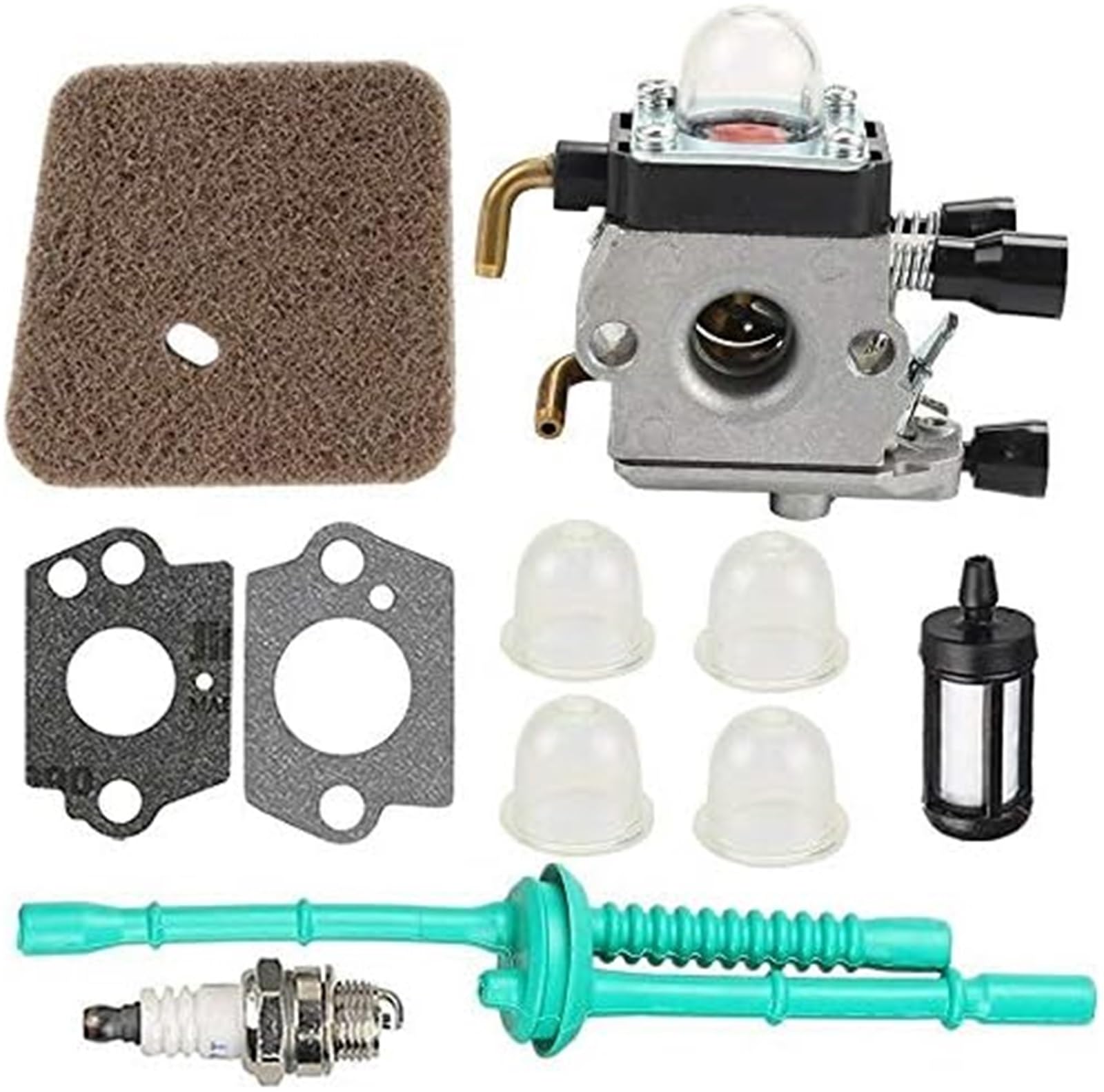 MKVAXR Vergaser, for STIHL, FS38 FS45 FS46 FS55 KM55 FS85 mit Luft-Kraftstoff-Filterdichtungen Ersatz OEM PN:4140-120-0619 Luftfilter-Tuning-Kit MKVAXR Vergaser, for STIHL, FS38 FS45 FS46 FS55 KM55 FS85 mit Luft-Kraftstoff-Filterdichtungen Ersatz OEM PN:4140-120-0619 Luftfilter-Tuning-Kit von MKVAXR